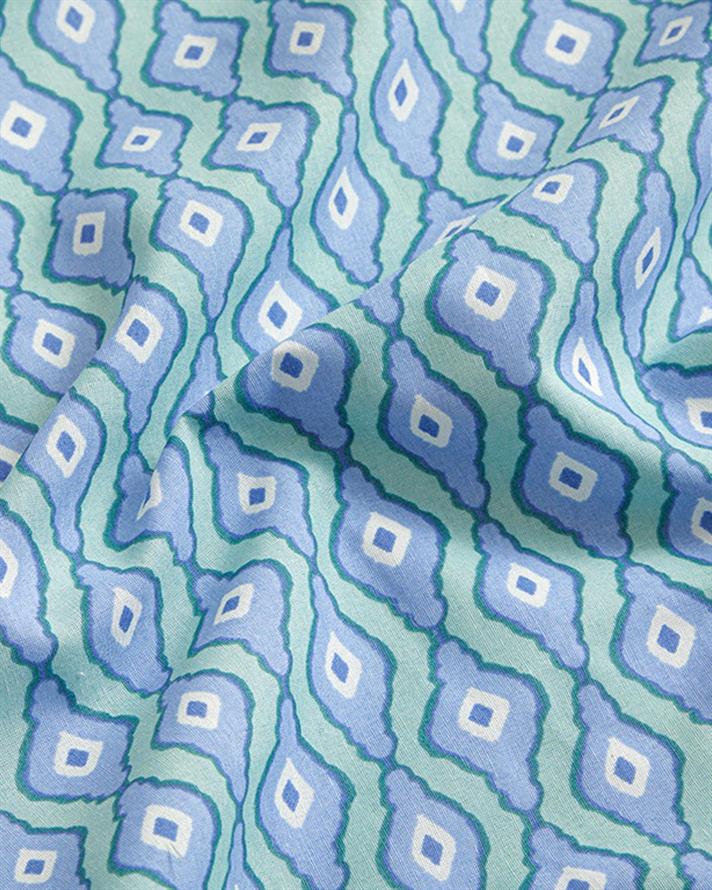 Husa de pilota pentru doua persoane, Quarto, bumbac-poliester, 200x220 cm, bleu