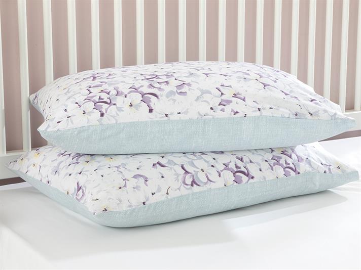 Hyrangea Bouquet Cu Bumbac Cu 2 Piese Față De Pernă 50x70 cm Hortensie