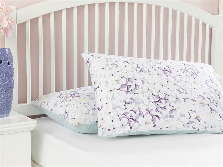 Hyrangea Bouquet Cu Bumbac Cu 2 Piese Față De Pernă 50x70 cm Hortensie