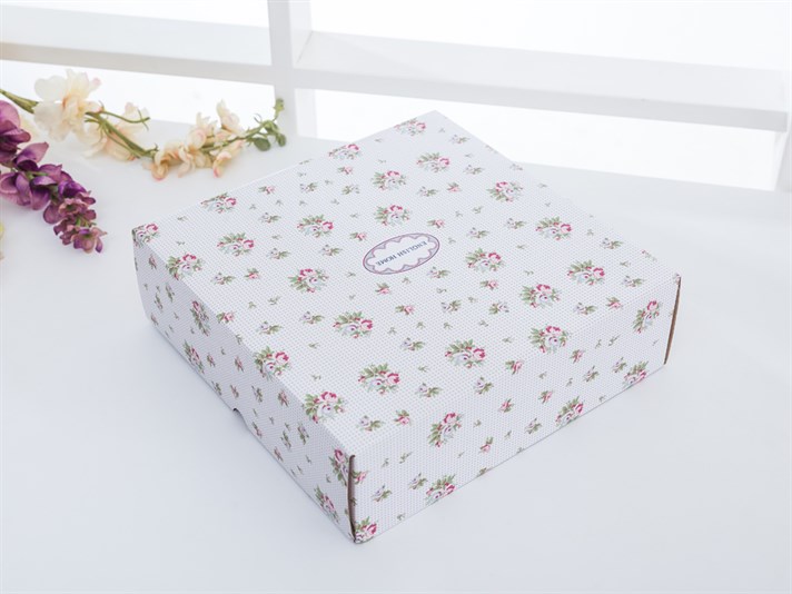 Winter Rose Bone China Salad Bowl 23 cm Pink