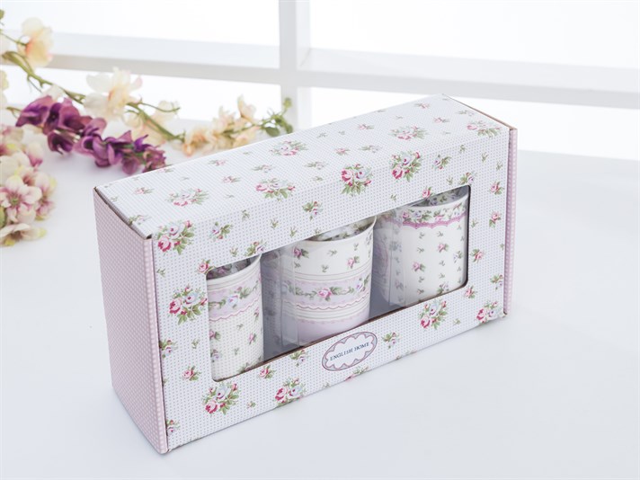 Winter Rose Bone China 3 pcs Cruet 0.81 L Pink
