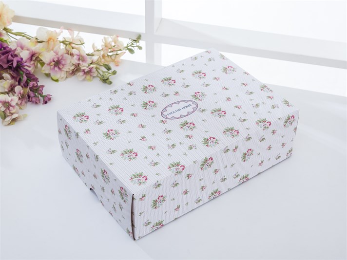 Winter Rose Bone China 4 Pieces 2 Servings Tea Cup 210 ml Pink