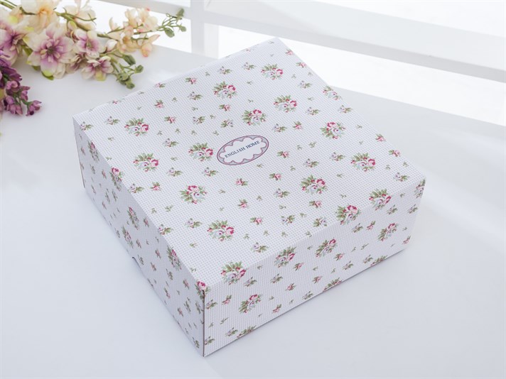 Winter Rose Bone China 6 pcs Dinner Plate 21 cm Pink