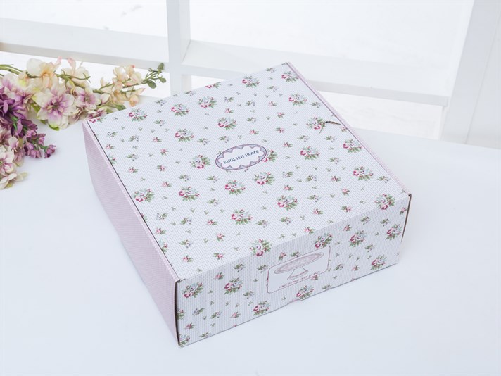 Winter Rose Bone China With Legs Cake Stand 28 cm Pink
