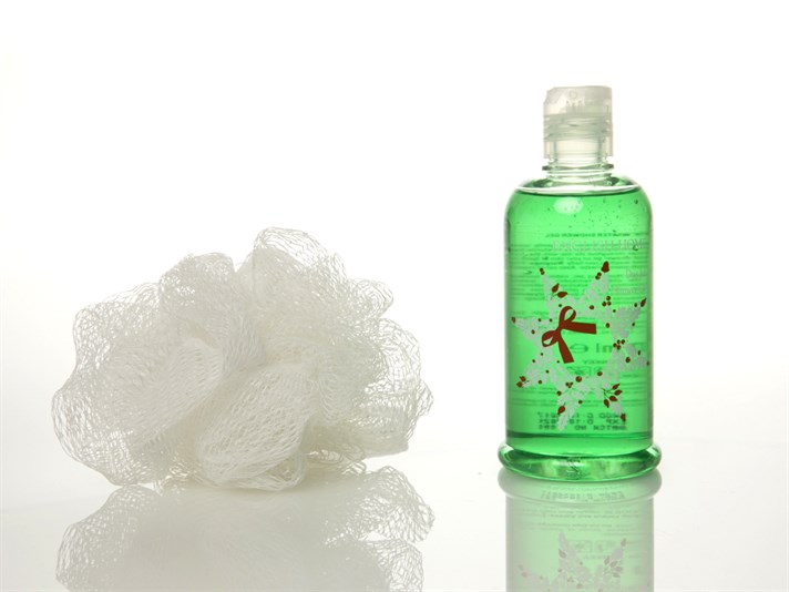 Iarna de vis Cu Cadou Burete Cu Fibre Gel De Duș 260 ml Alb