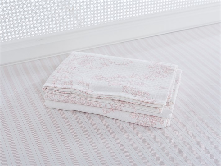 icre  Cu imprimeu For One Person  SET CUVERTURĂ 150x220 cm Pink