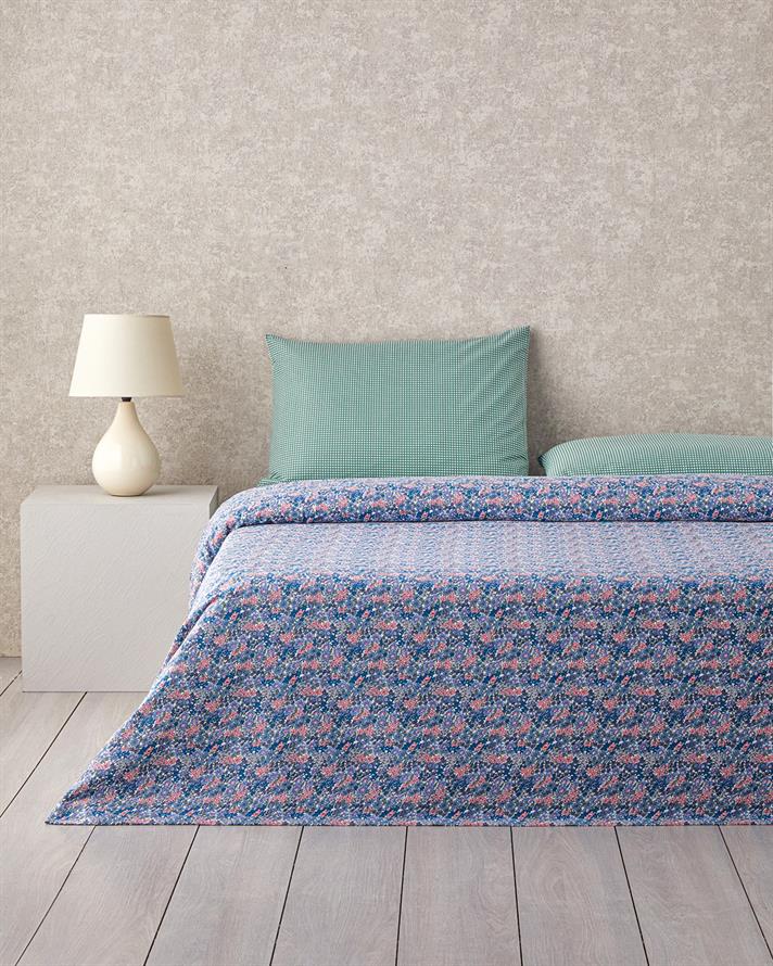 Petit Chamomile Imprimat Double Set Pătură De Vară 200x220 cm Roz