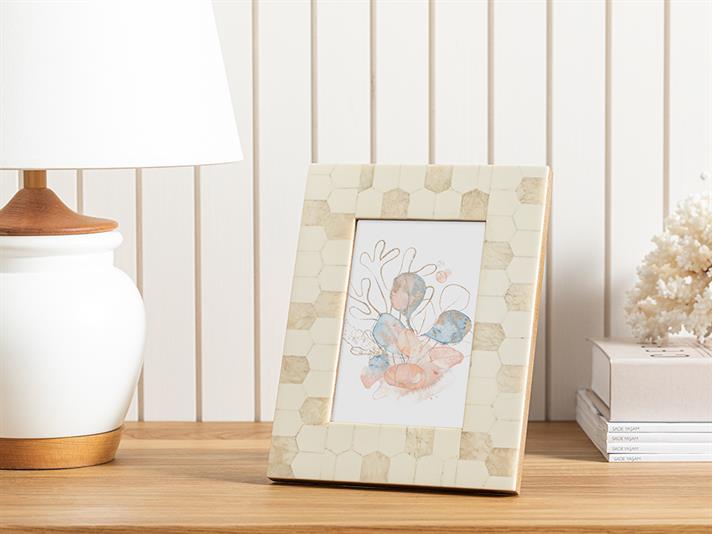 Indira Acrylic Frame 10x15 cm Cream