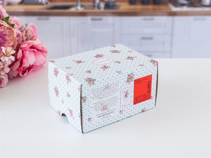 Heart Bone China Travel Mug 300 ml Pink