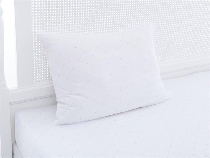 inimă Penye Single Set Cearșaf Cu Elastic 100x200 cm Roz