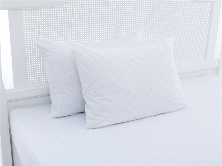 inimă Penye Double Set Cearșaf Cu Elastic 160x200 cm Mentă
