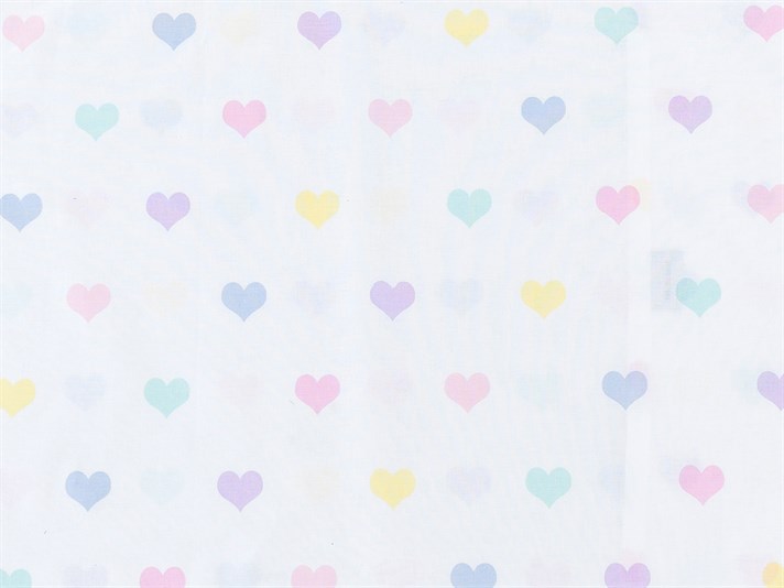 Inimi pastelate Cu Bumbac Cu 2 Piese Față De Pernă 50x70 cm Roz