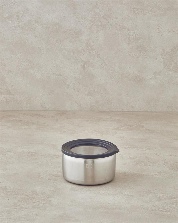 Oțel Inoxidabil Recipient Depozitare 12 cm Silver