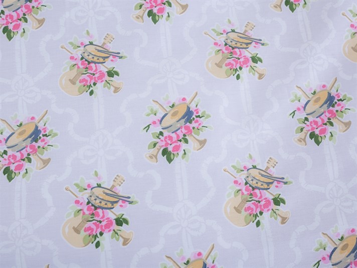 instrumental Bumbac Satinat Double Lenjerie De Pat 200x220 cm Lila