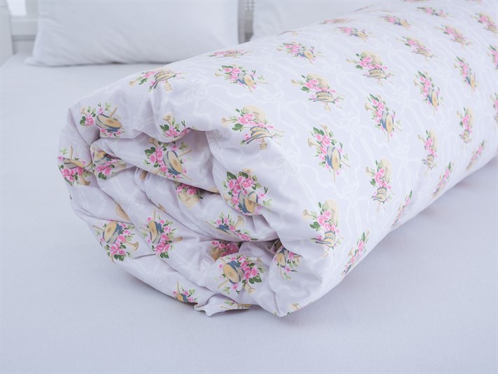 instrumental Bumbac Satinat Double Lenjerie De Pat 200x220 cm Lila