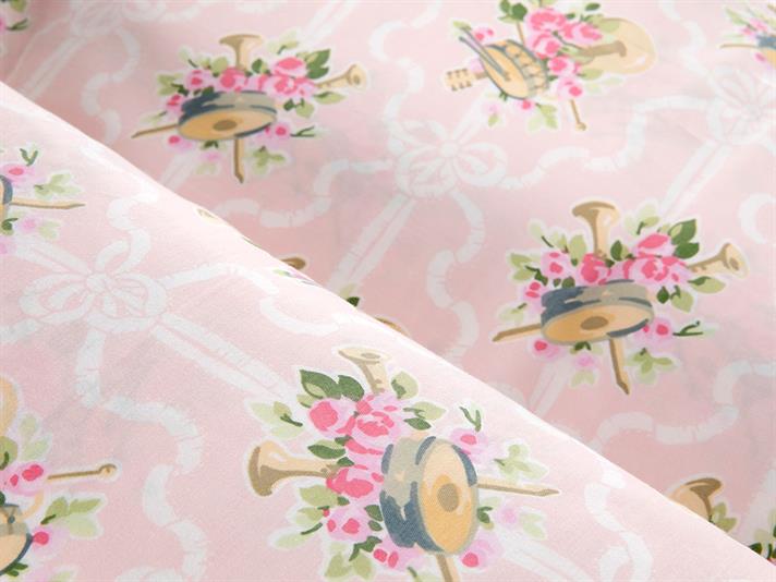 instrumental Bumbac Satinat Single Lenjerie De Pat 160x220 cm Roz