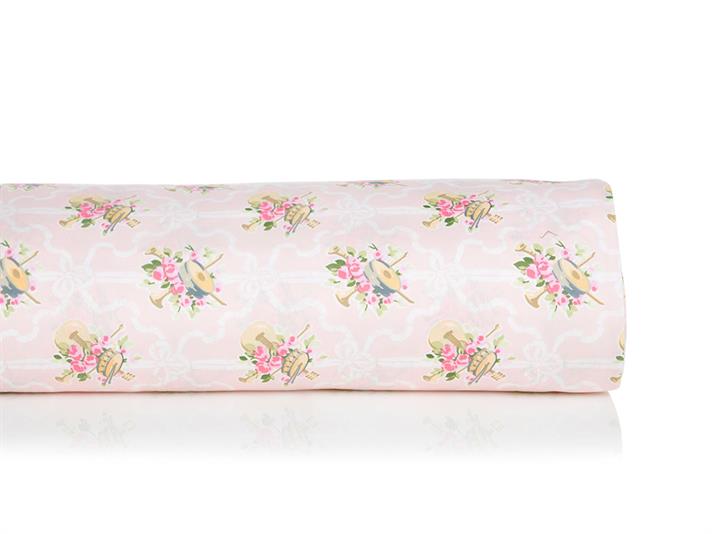 instrumental Bumbac Satinat Single Lenjerie De Pat 160x220 cm Roz