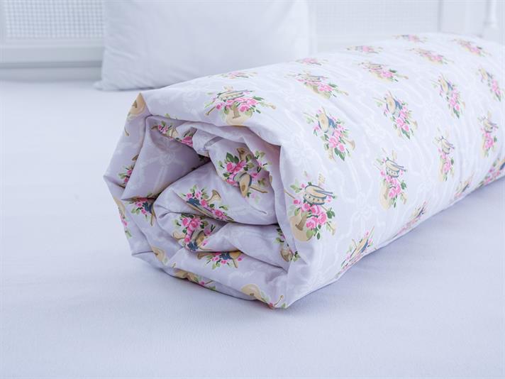 instrumental Bumbac Satinat Single Lenjerie De Pat 160x220 cm Lila