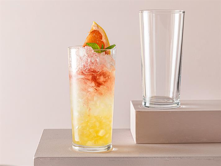 Set 2 pahare de bere, Intense, sticla, 360 ml, transparent