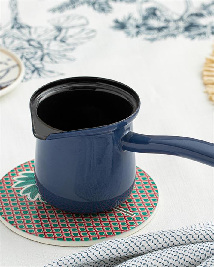 Isidora Enamel Coffee Pot 500 ml Dark Blue.