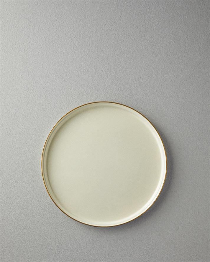 Isidora Email Rotund Tavă 31 cm Crem.