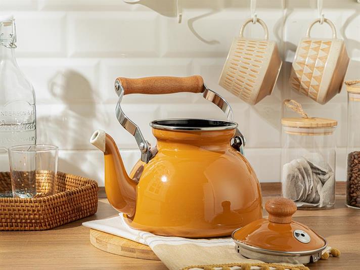 Isidora Enamel Pot 2,4 lt Mustard
