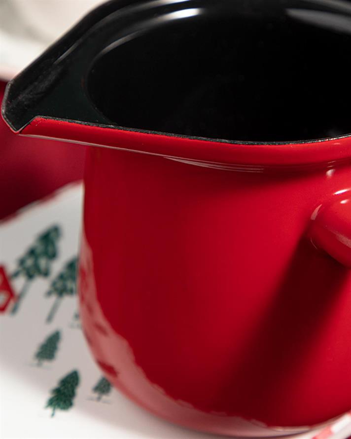 Isidora Enamel Coffee Pot 500 ml Red