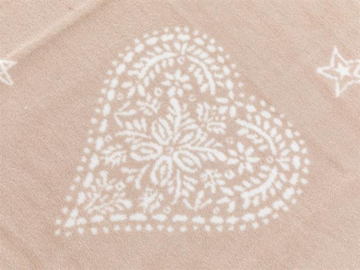 Iubirea de iarnă Cottony Double Person  PĂTURĂ 200x220 cm Beige
