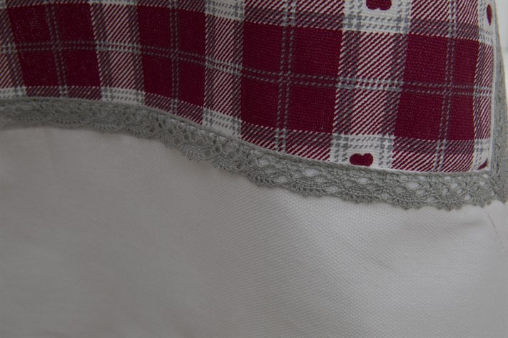 iubitor Cottony  FAȚĂ DE MASĂ PENTRU 150x150 cm White-Red