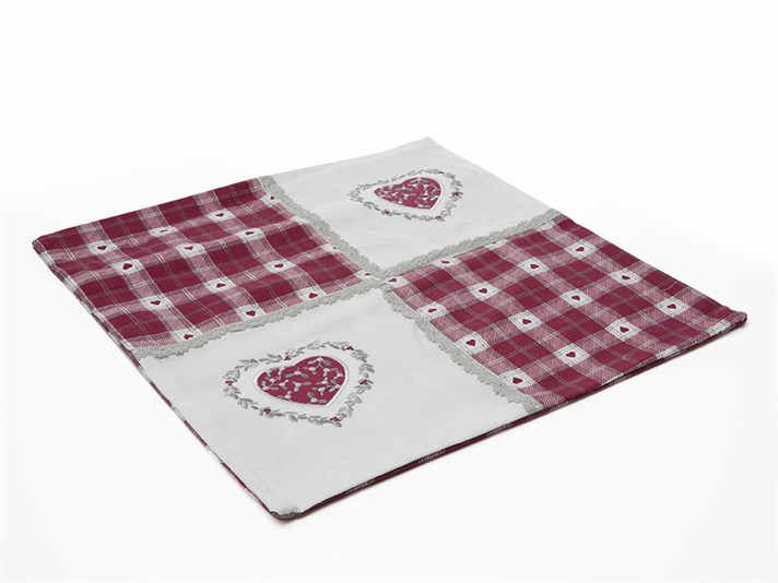 iubitor Cottony  PERNUȚĂ PENTRU BUCĂ 40x40 cm White-Red