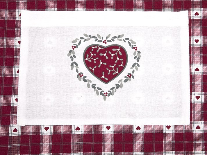 iubitor Cottony  ȘORȚ DE BUCĂTĂRIE 70x90 cm White-Red