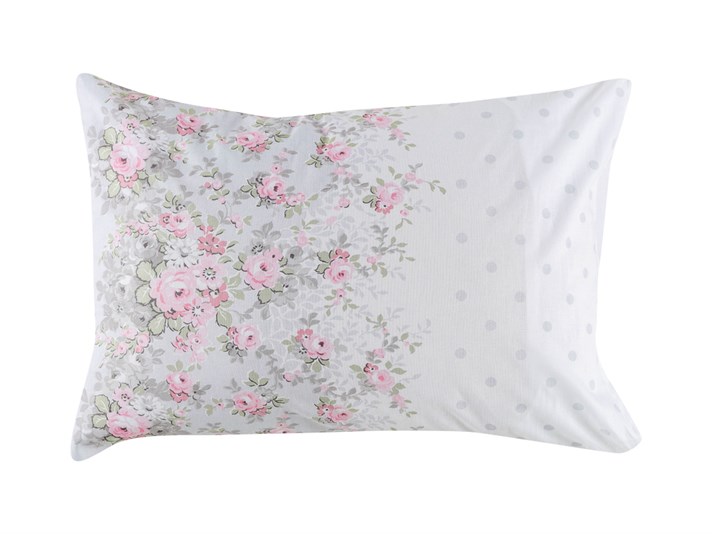 Ivy Rose Cu Bumbac Panou 2 Piese Față De Pernă 50x70 cm Gri