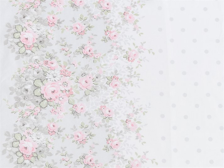 Ivy Rose Cu Bumbac Panou 2 Piese Față De Pernă 50x70 cm Gri