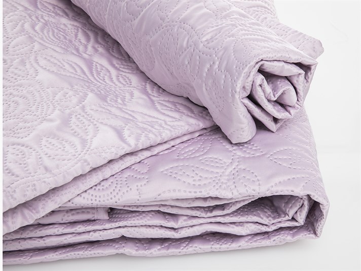 Ivy Rose  Satin Persoană dublă  SET CUVERTURĂ DE PAT 240x260 cm Roz