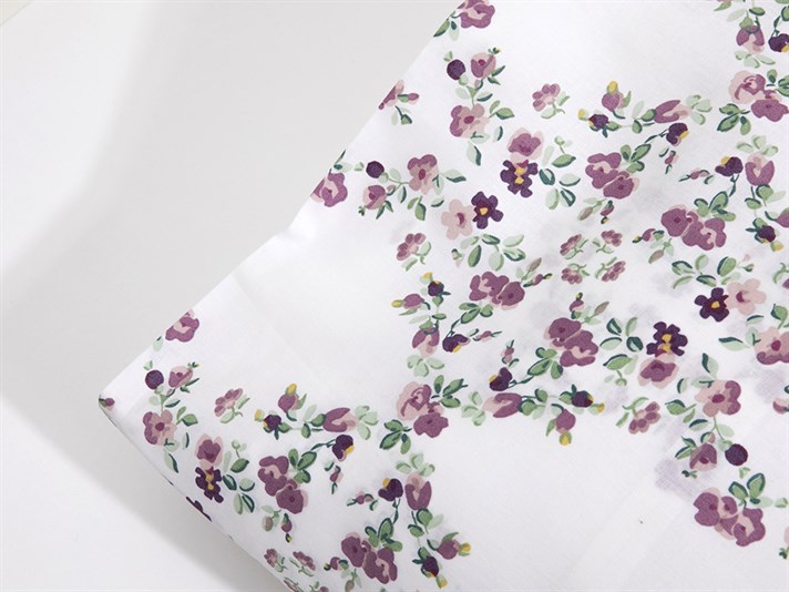 Ivy violet Cu Bumbac Cu 2 Piese Față De Pernă 50x70 cm Violet