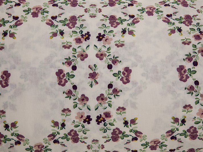 Ivy violet Cu Bumbac Double Lenjerie De Pat 200x220 cm Violet