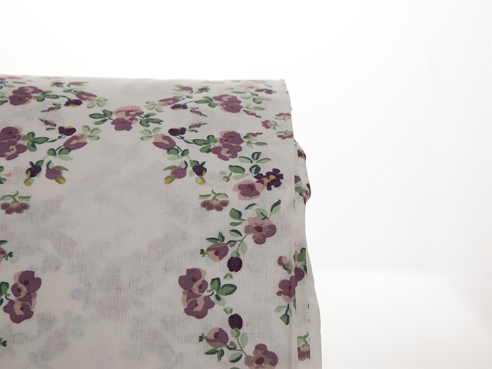 Ivy violet Cu Bumbac Double Lenjerie De Pat 200x220 cm Violet