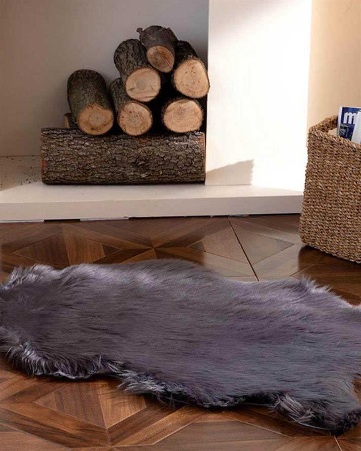 Jade Blană Artificială, Acrilic, 60*90 Cm, Gri Închis