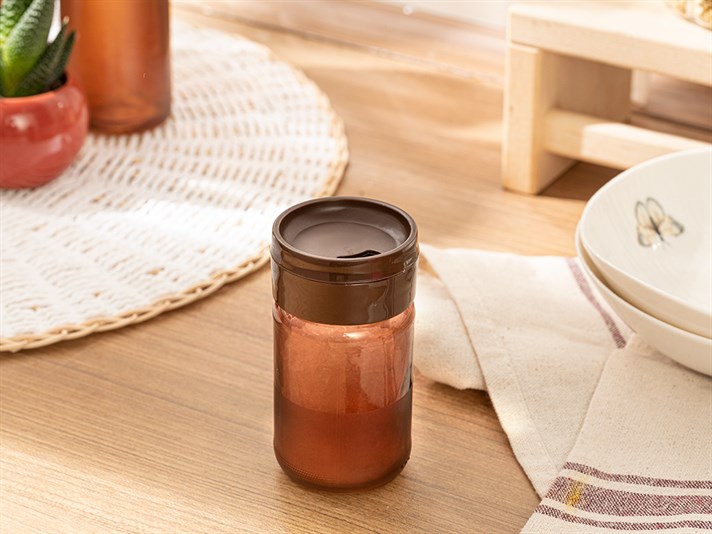 Jaden Glass Salt Shaker 105 ml Brown