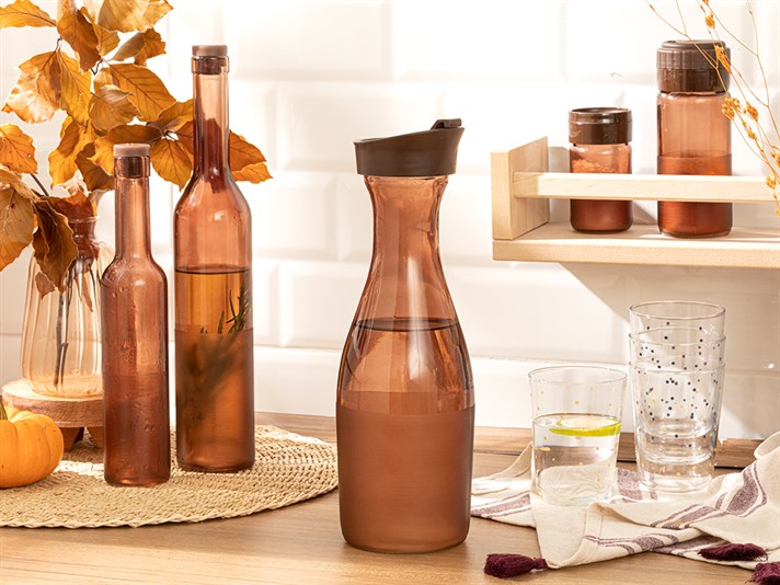 Jaden Glass Salt Shaker 105 ml Brown