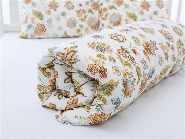 James Cu Bumbac Double Lenjerie De Pat 200x220 cm Bej