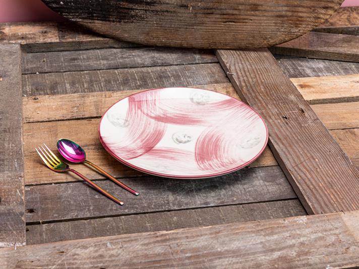 Jana Porcelain Service Plate 24 cm Damson