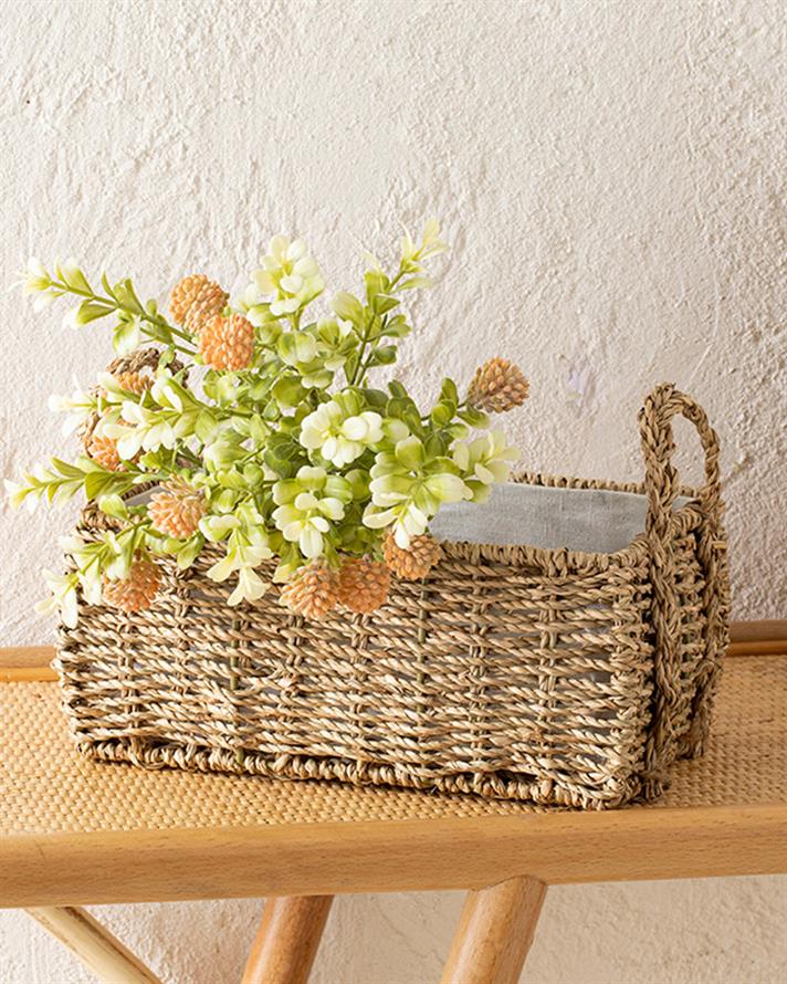 Jeanne Basket 26x16x12 cm Brown