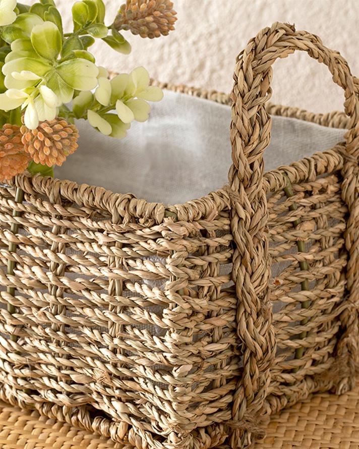 Jeanne Basket 26x16x12 cm Brown