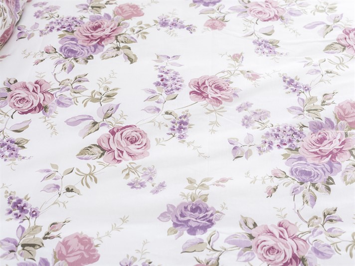Julie Cu Bumbac Double Lenjerie De Pat 200x220 cm Roz