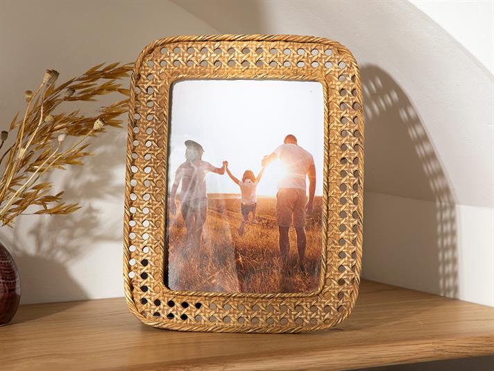 Ramă foto, Karen, polirăsină, 15x20 cm, maro