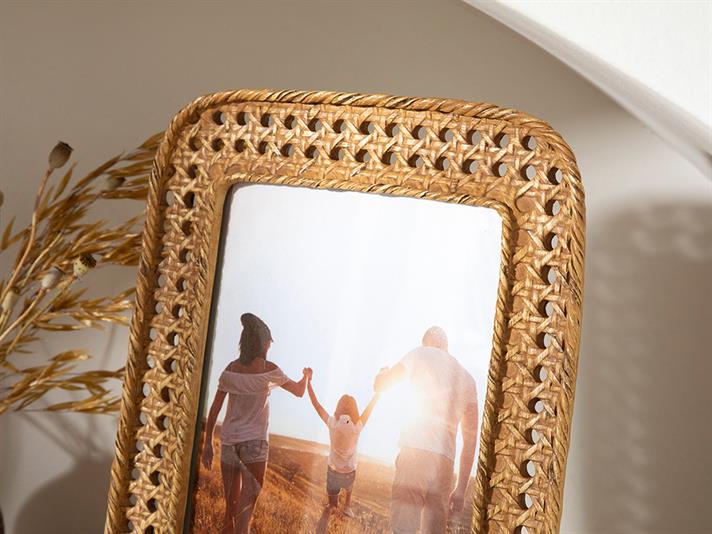 Ramă foto, Karen, polirăsină, 15x20 cm, maro