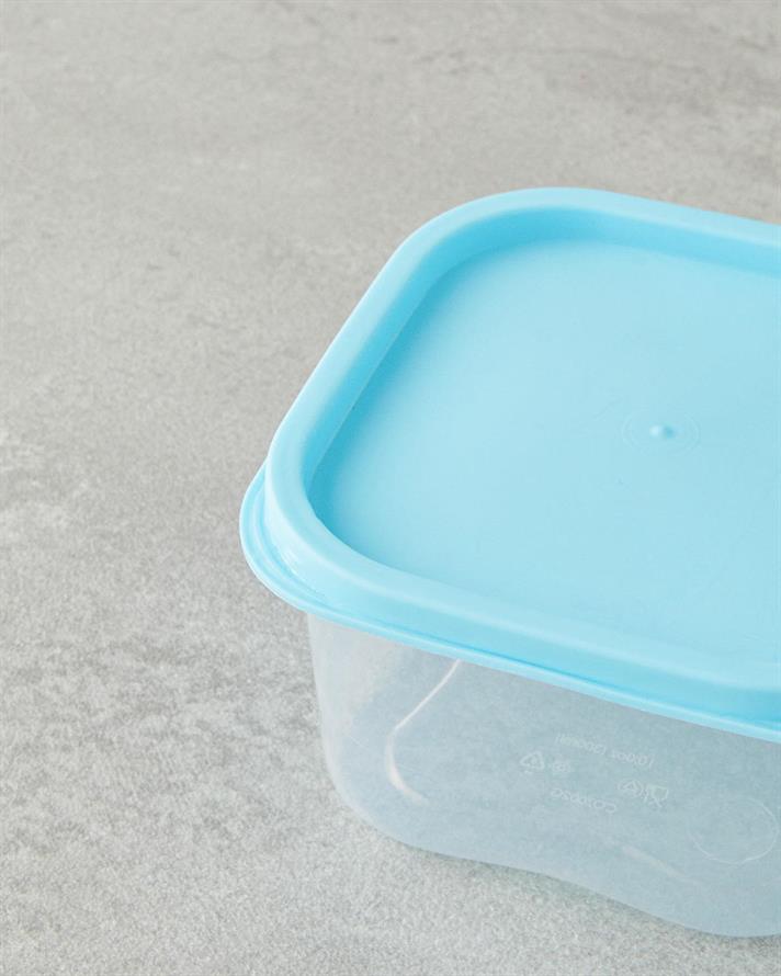 Set 5 caserole, Keep Me, plastic, 16 cm, albastru