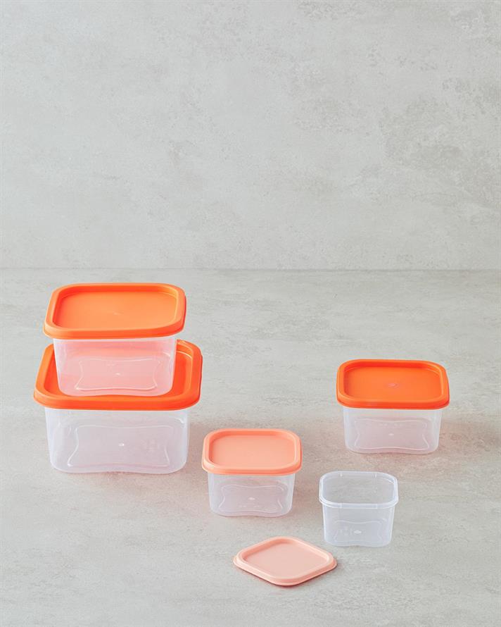 Keep Me Plastic 5 Piese Recipient Depozitare Colorat