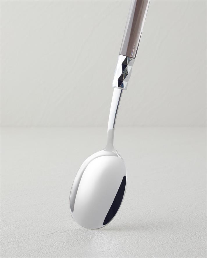 Keira Acrilic Cu 2 Piese Ustensilă Servire 24 cm Antracit